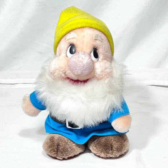 Vintage Disney World Seven Dwarfs Plushie Complete Set of 7 With Tags Snow White - Picture 8 of 15